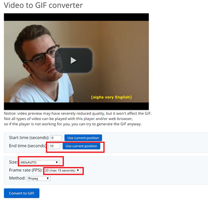 Here's how to make a GIF from any  video in seconds